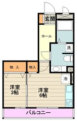 ロイヤルコートＫａｙの物件間取画像